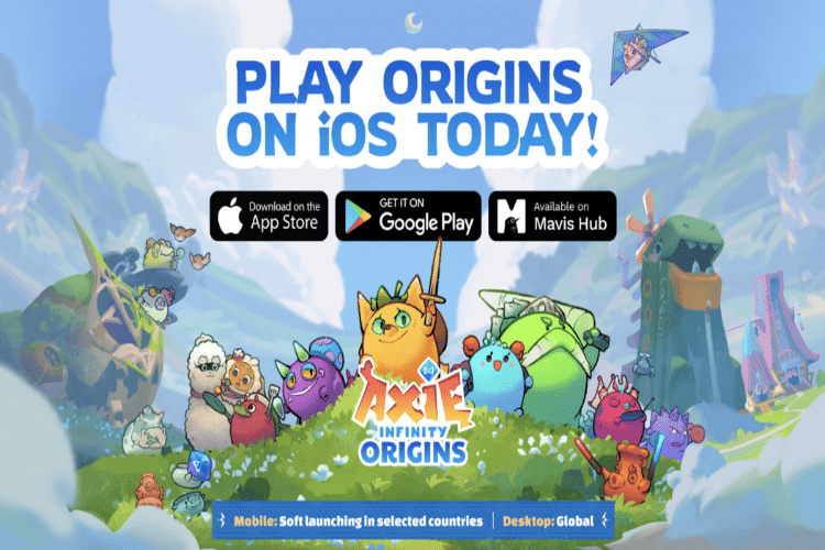 Appstore vai disponibilizar o jogo em NFT Axie Infinity Origins