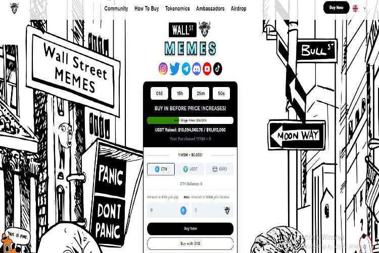 Wall Street Memes (WSM) é a mais nova memecoin queridinha do mercado