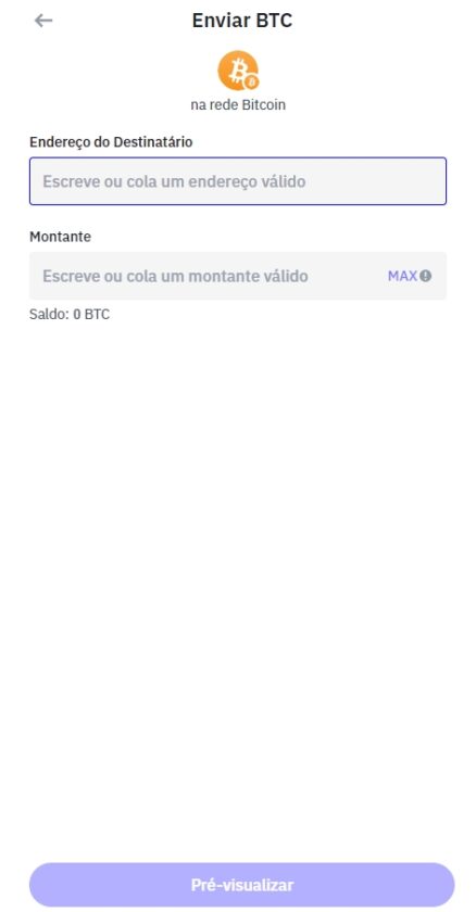 enviar btc trust wallet