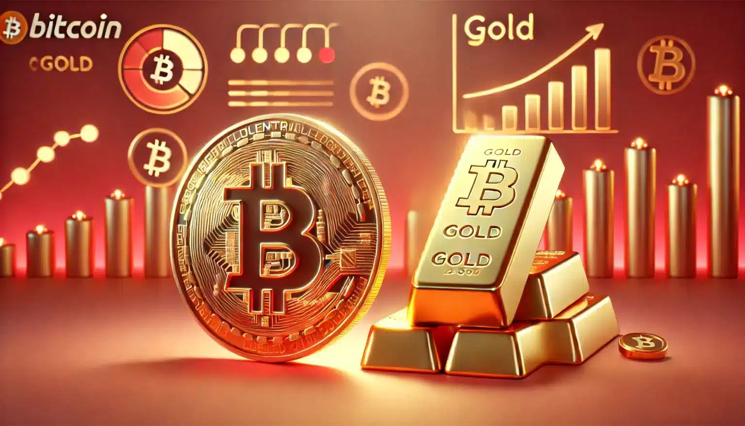 Bitcoin x Ouro: ETFs de BTC podem superar os de ouro em 2 meses