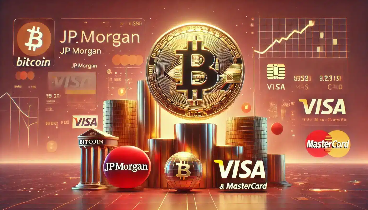 Criptomoeda Dominante: Bitcoin ultrapassa valor de JP Morgan, Visa e Mastercard juntos