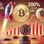 Cardano e XRP disparam 200% acima do Bitcoin