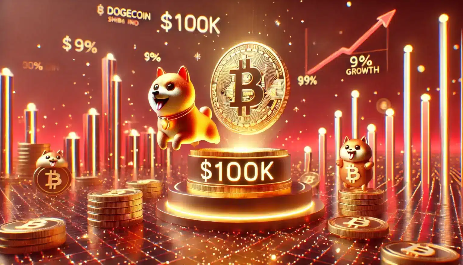 Com Bitcoin em US$ 100 Mil, Dogecoin Cresce 9%