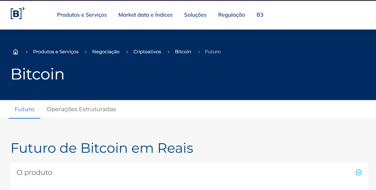 Bitcoin na B3