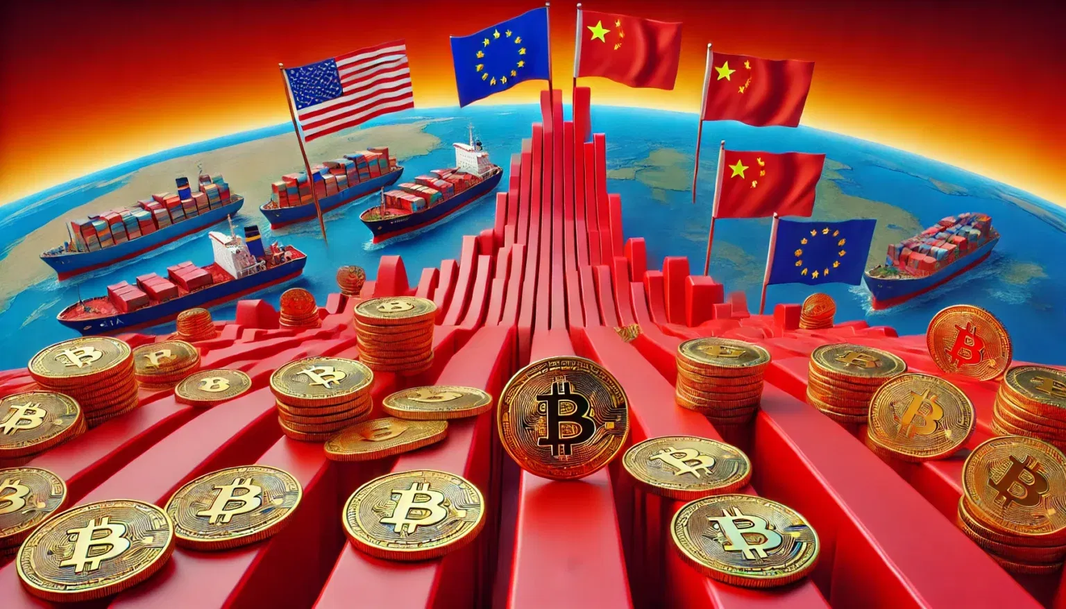 ETFs de Bitcoin dos EUA sofrem queda de US$ 1,14 bilhão em meio a tensões comerciais entre EUA-China