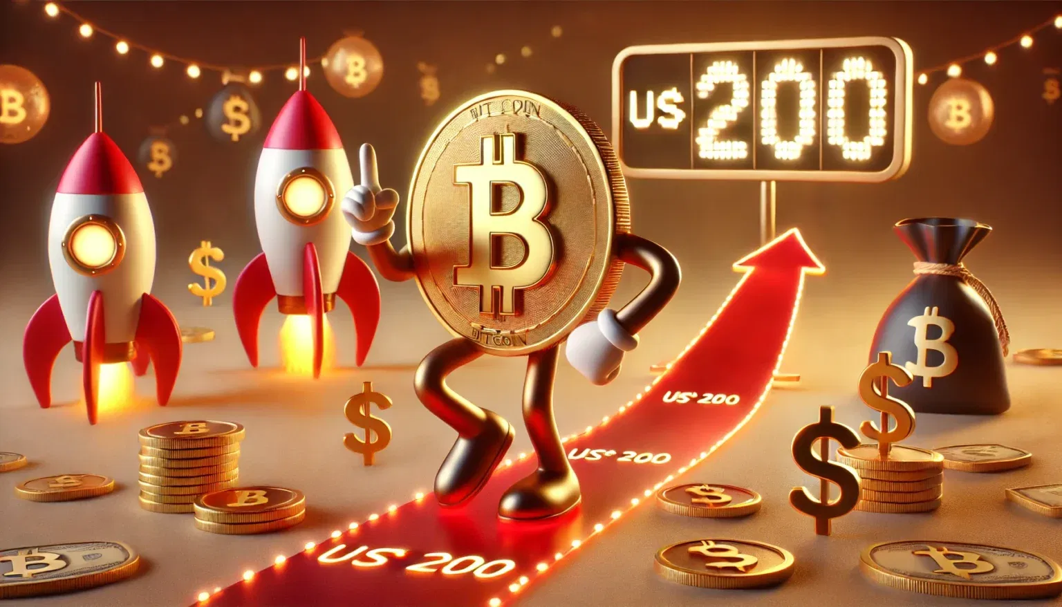 Bitcoin dá sinal de alta e pode mirar os US$ 200 mil