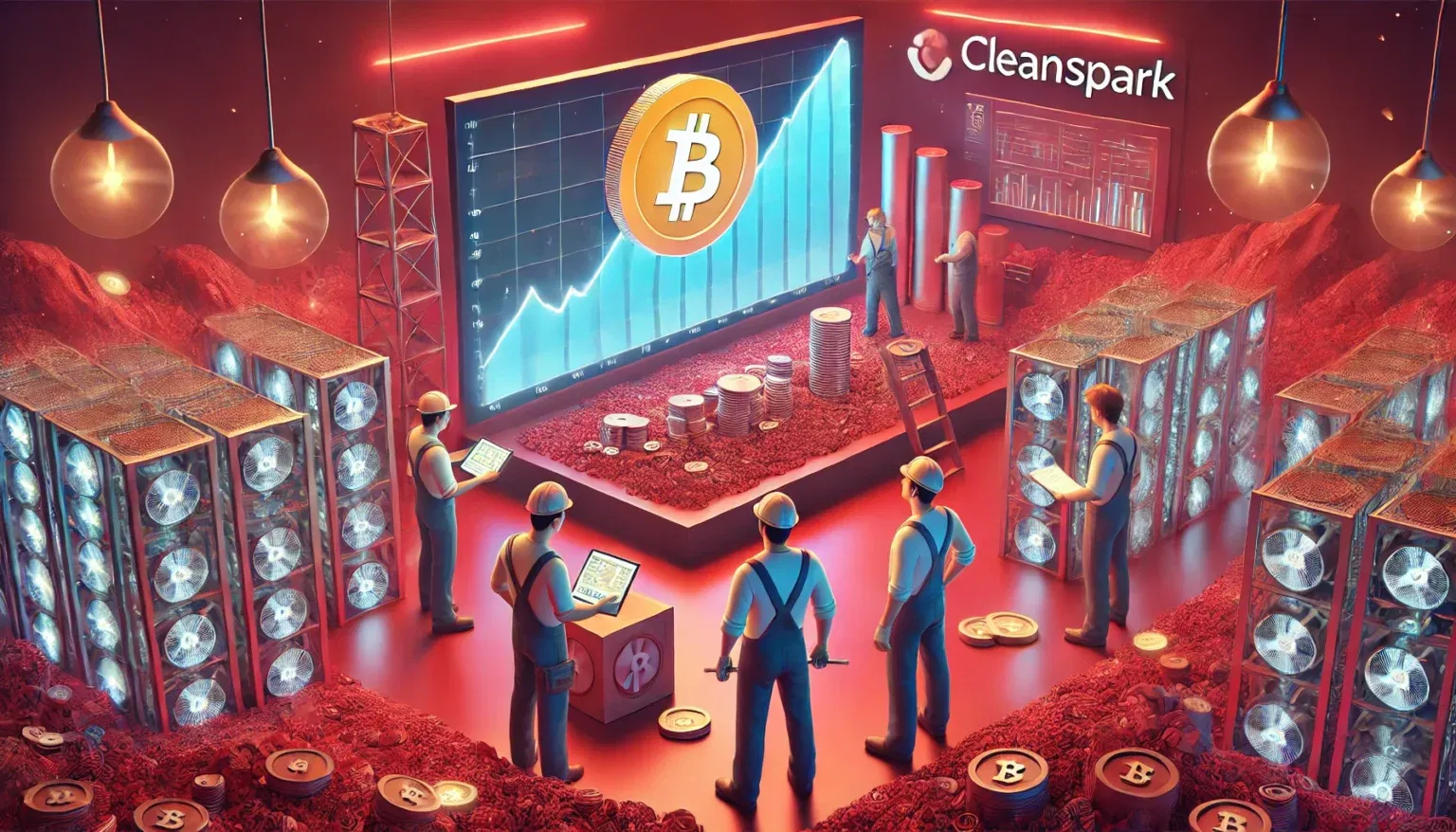 CleanSpark dobra aposta no Bitcoin enquanto mineradores enfrentam desafios no mercado