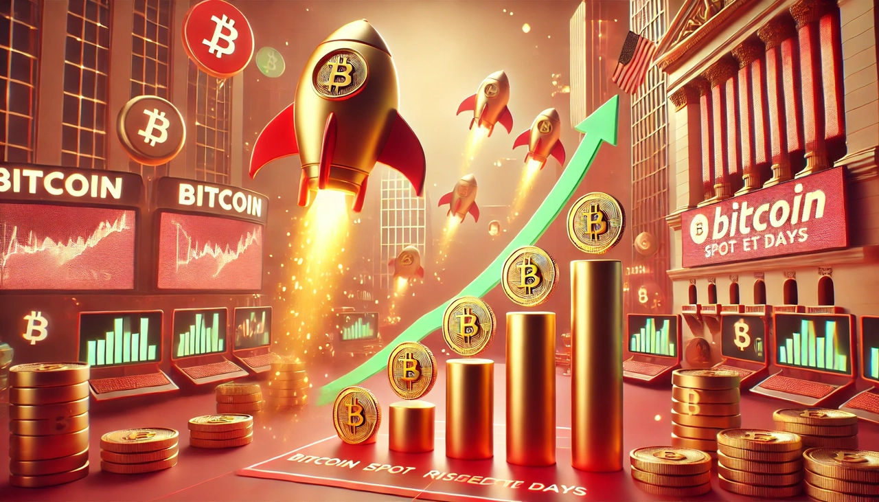 ETFs de Bitcoin à vista registram 10 dias de alta nos EUA
