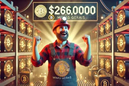 Mineiro solo fatura jackpot de US$ 266 mil em Bitcoin