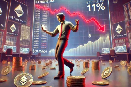 Short de ETH fatura US$ 68 milhões enquanto Ethereum cai 11%