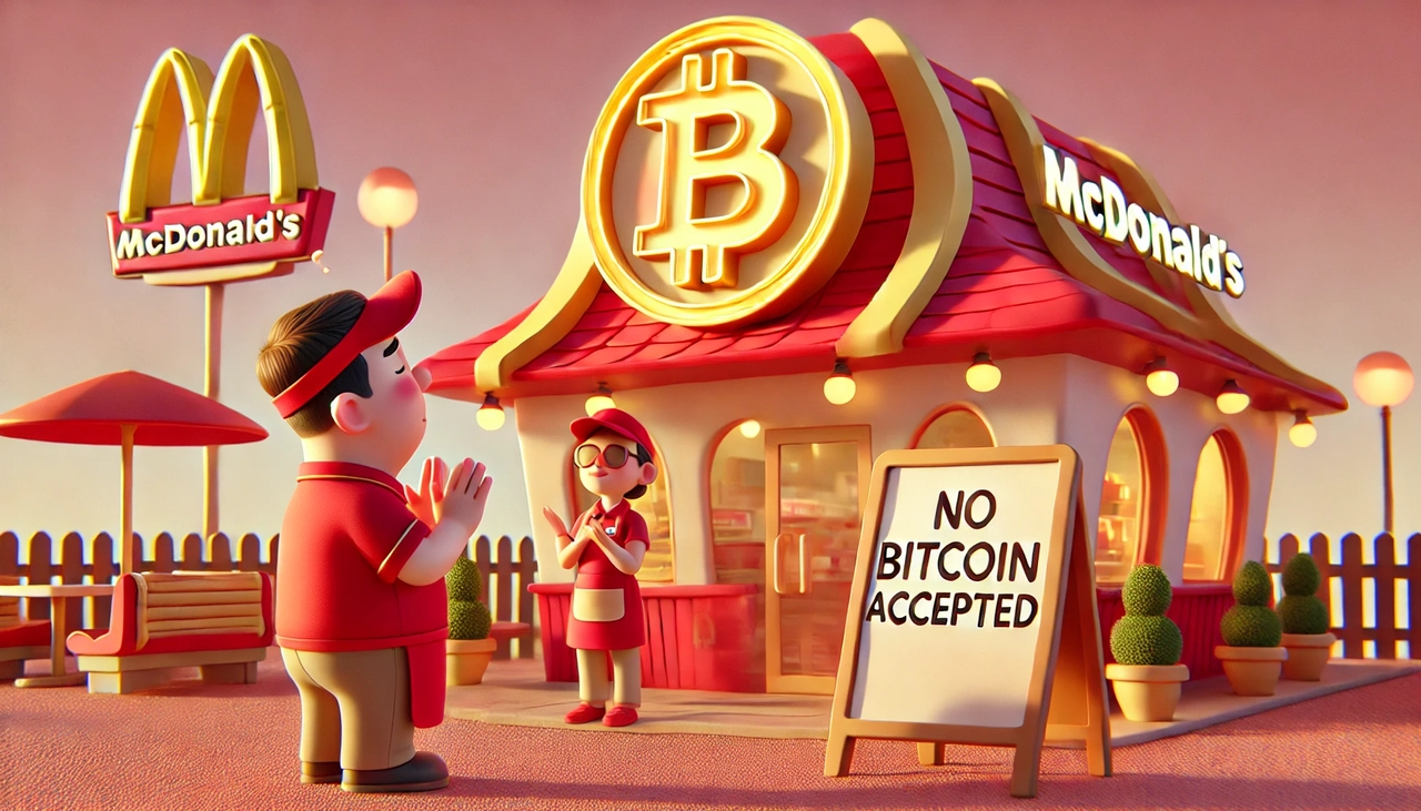 McDonald's não quer Bitcoin