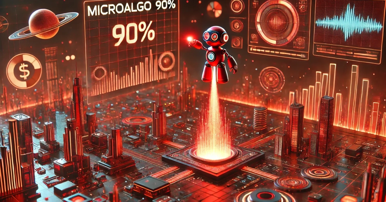 MicroAlgo dispara: Ações de um centavo sobem mais de 90%