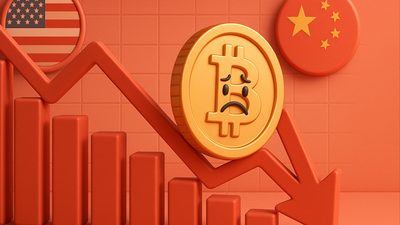 Bitcoin despenca após acordo tarifário entre EUA e China