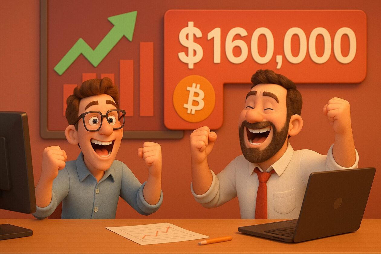 Bitcoin em rumo Parabólico: Meta de US$ 160 mil já na próxima semana